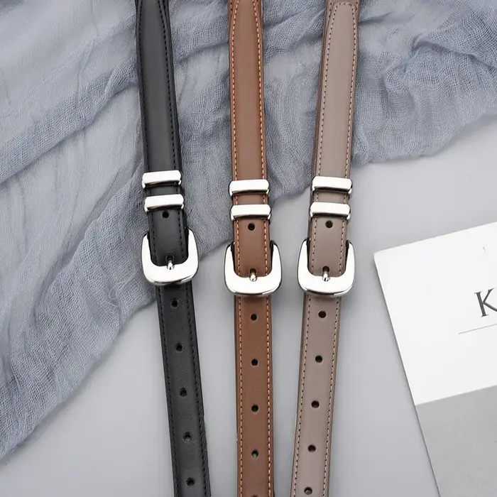 Ceinture en cuir véritable pour femme, ceinture en cuir de vachette, décoration de robe, ceinture en jean, mode d'affaires, luxe, nouveau, 2023