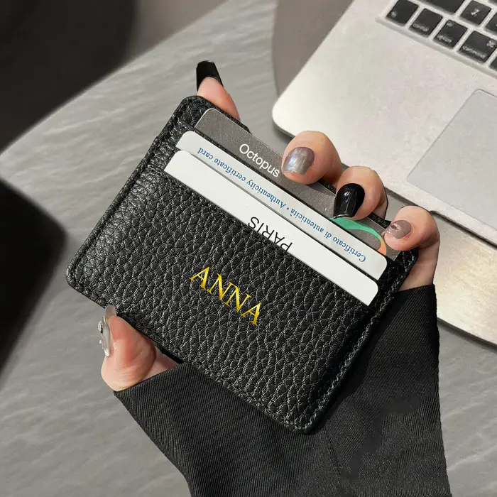 Portefeuille personnalisé avec nom
