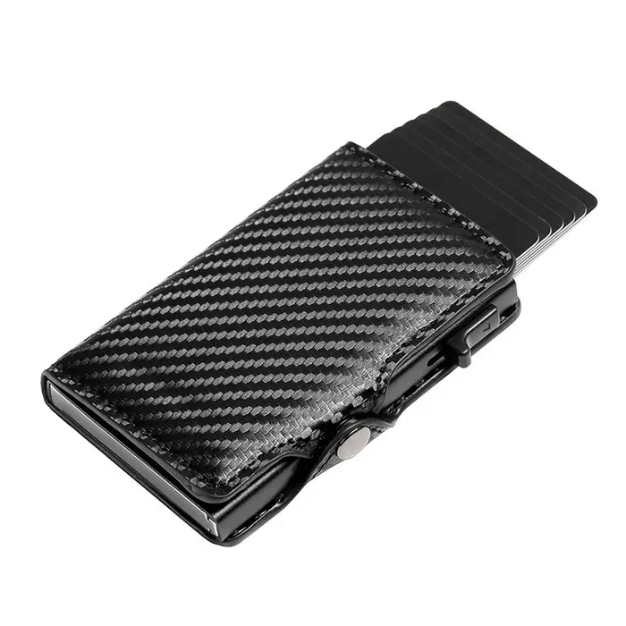Porte-cartes en fibre de carbone pour hommes