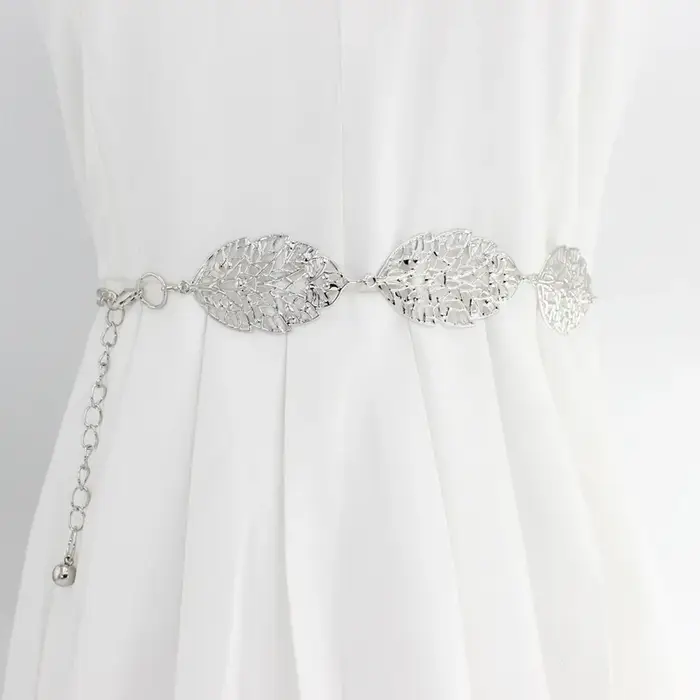Ceinture Ajourée en Forme de Cuir oral elu pour Femme
