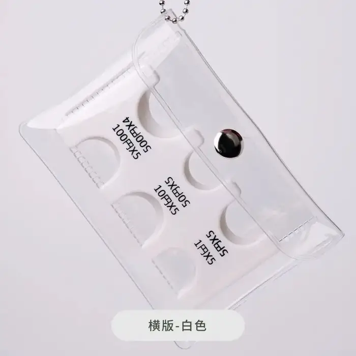 Portefeuille japonais pour pièces de monnaie, mini portefeuille, portefeuille en PVC, petite bourse