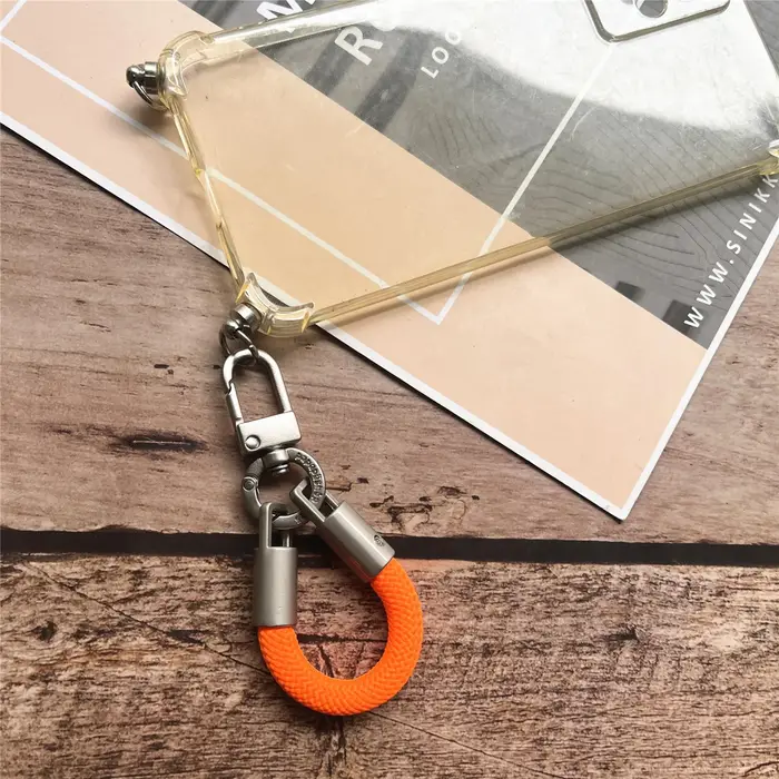 Porte-clés lanière en métal lourd