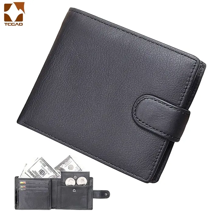 Portefeuille homme en cuir véritable