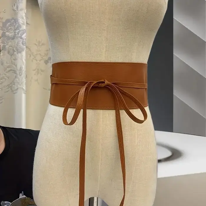 Ceinture Boho en Faux cuir pour femmes
