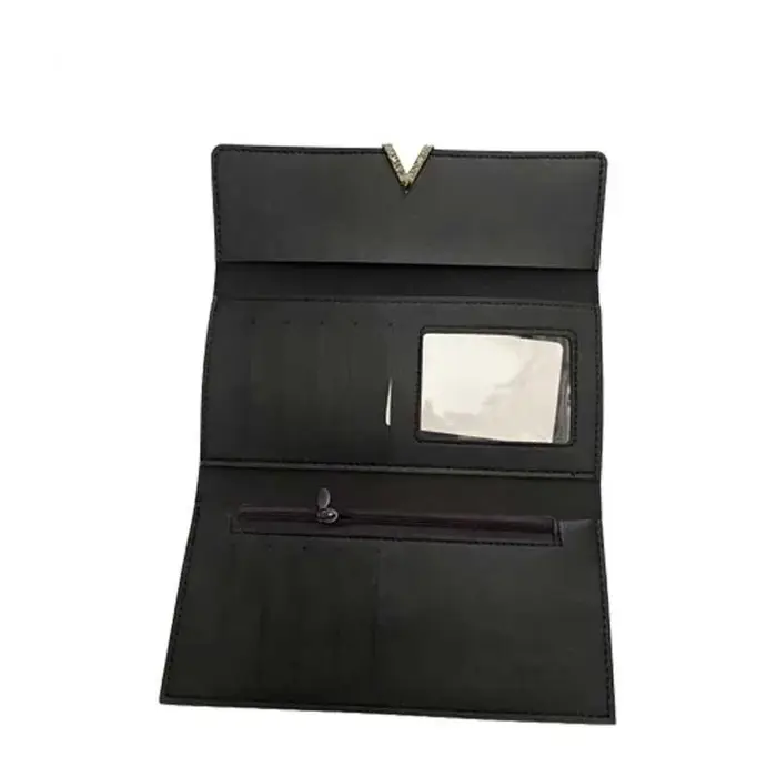 2023 cuir femmes portefeuilles moraillon dame sacs d'argent fermeture éclair porte-monnaie femme enveloppe portefeuille