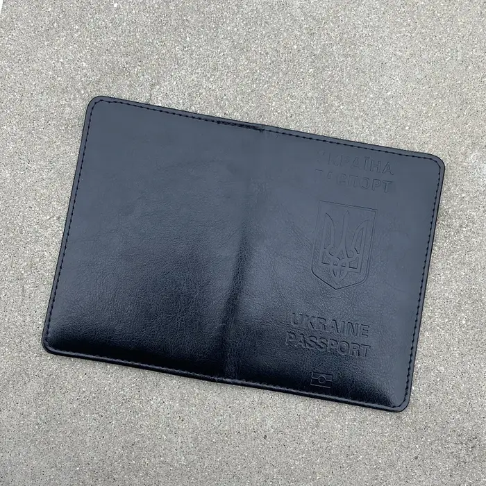 Porte-passeport en cuir PU pour hommes
