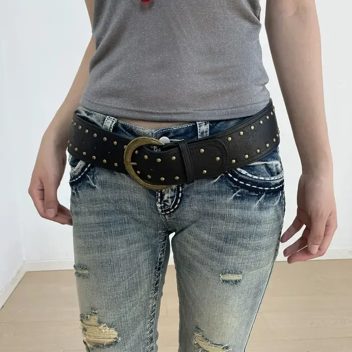 Ceinture large haut de gamme pour femmes