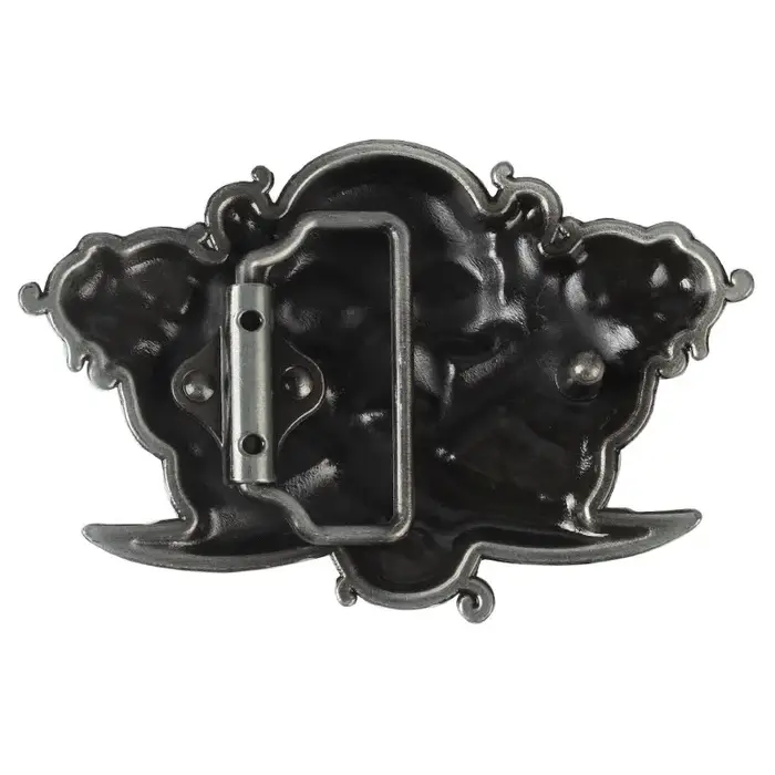 Boucle de ceinture squelette crâne