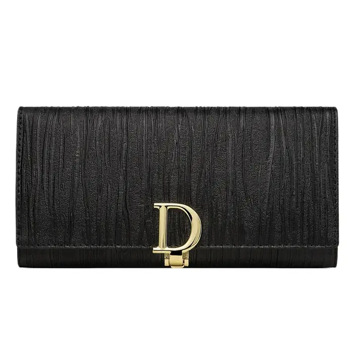 Portefeuille Long en cuir véritable pour femmes