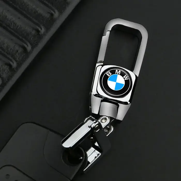 Porte-clés de voiture en métal avec boucle de ceinture et mousqueton pour BMW X1 X2 X3 X5 X4 X6 X7 G30 G20 G32 G11 G12 F40 F30 F20 F10 F34 F07 F44
