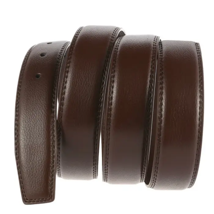 Ceinture pour hommes 100% ceintures à boucle en peau de vache Pure sans