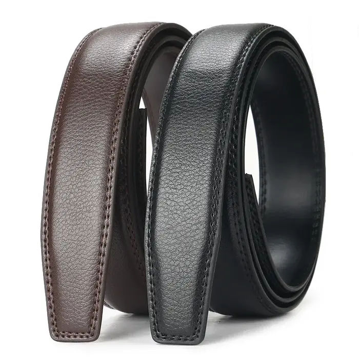 Ceinture à boucle automatique de créateur de mode pour hommes