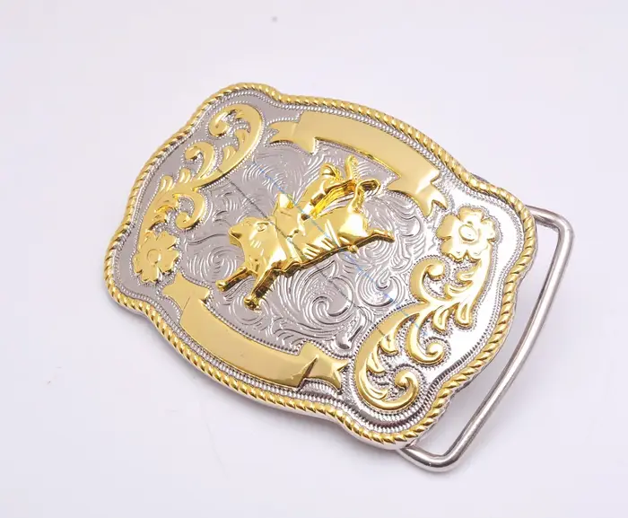 Boucle de ceinture brillante 69*50MM