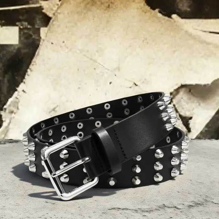 Ceinture cloutée Y2K pour femmes et hommes