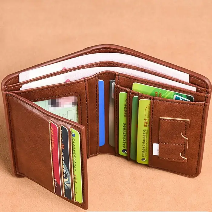Portefeuille élégant pour homme en PU