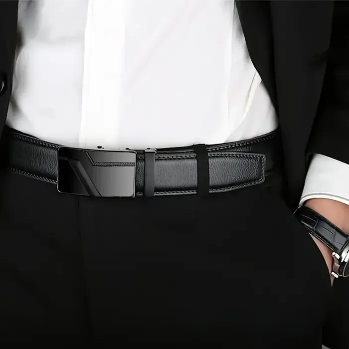Ceinture à boucle automatique pour hommes