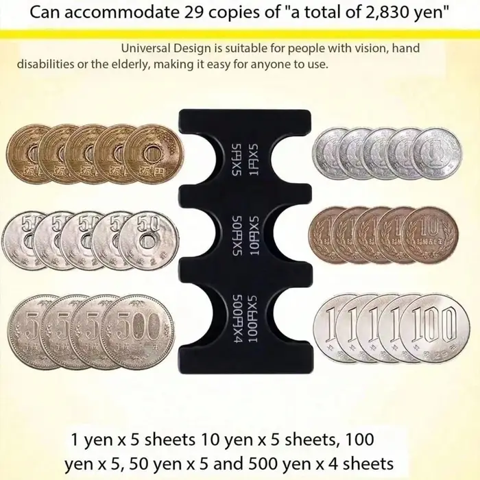 Portefeuille japonais pour pièces de monnaie