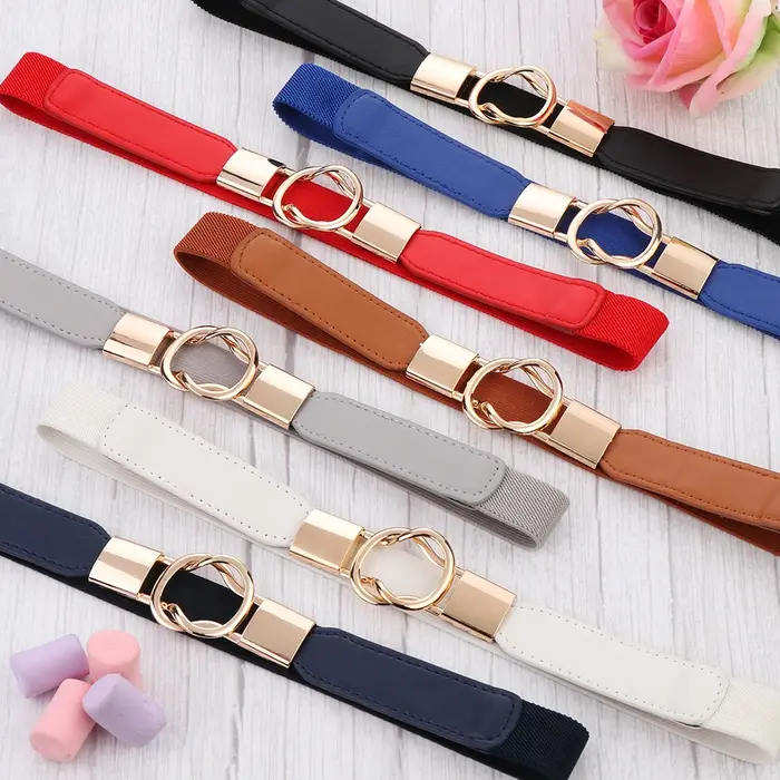 Ceinture élastique fine pour femme