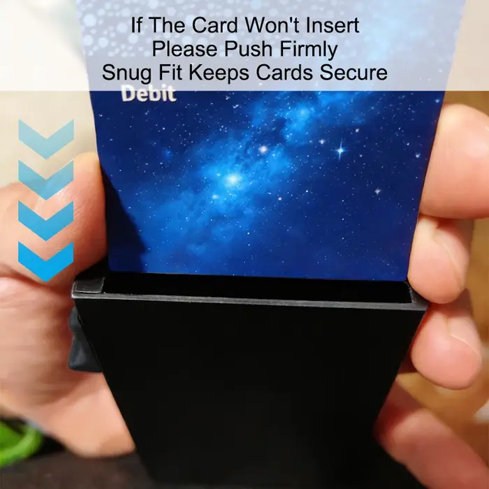 Porte-cartes de crédit Rfid pour homme