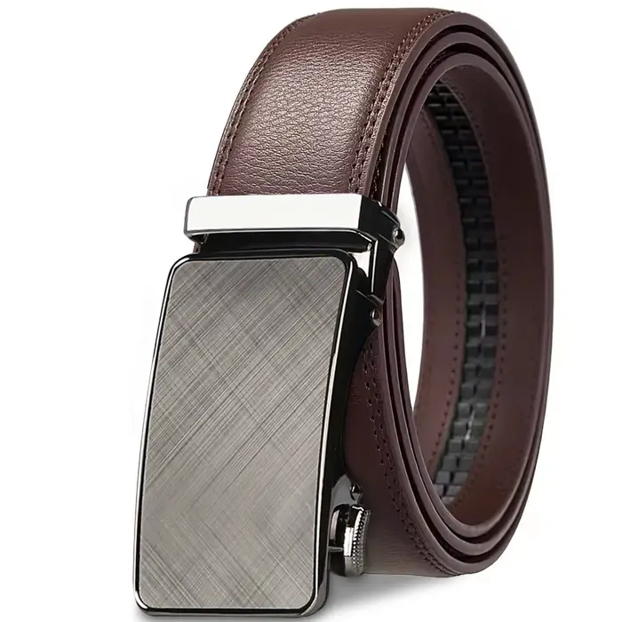 Ceinture en cuir véritable pour hommes