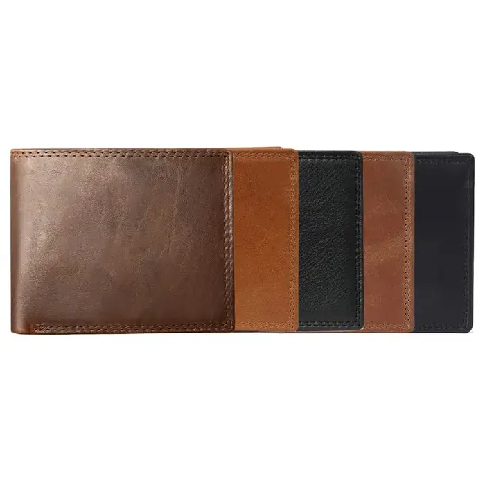 GENODERN – portefeuilles en cuir de vache pour hommes