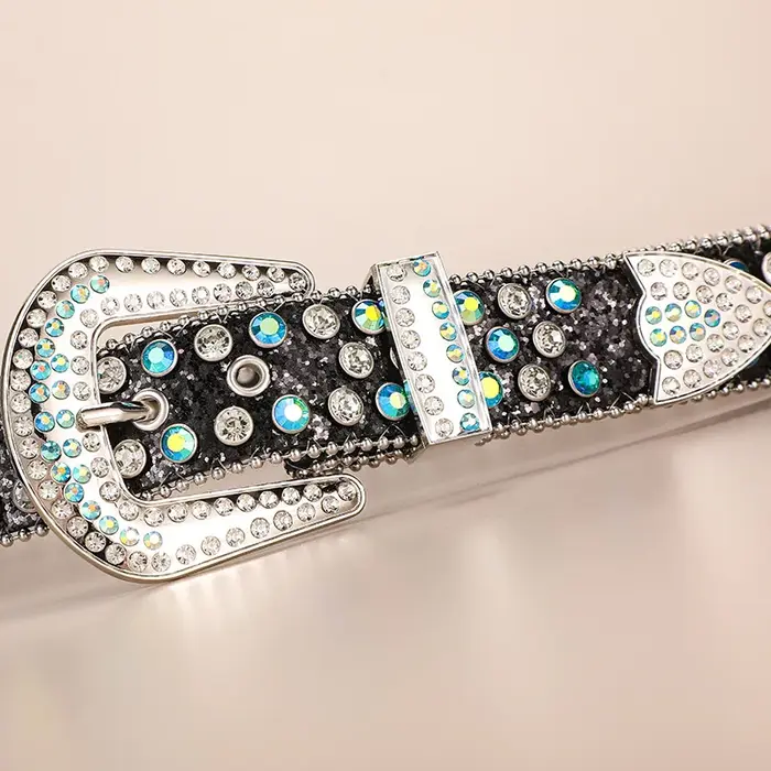 135CM grande taille femmes Jean ceintures AB strass métal boucle paillettes taille ceintures pour femmes Blingbling Rock PU Cinturones Cinto