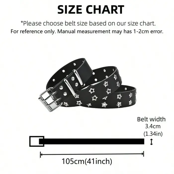 Ceinture ajourée de Style Punk pour femmes
