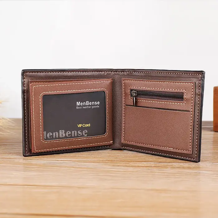 Portefeuille en cuir pour hommes