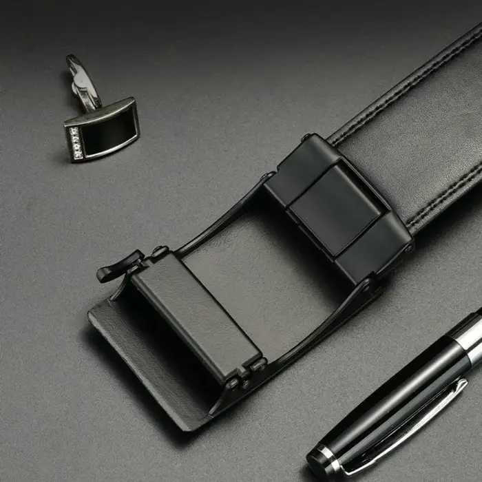 Ceinture à boucle automatique en alliage avec photo/logo personnalisé