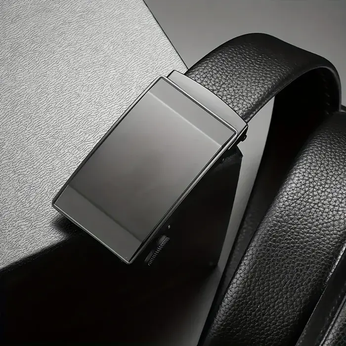 Ceinture à boucle automatique en alliage avec photo/logo personnalisé