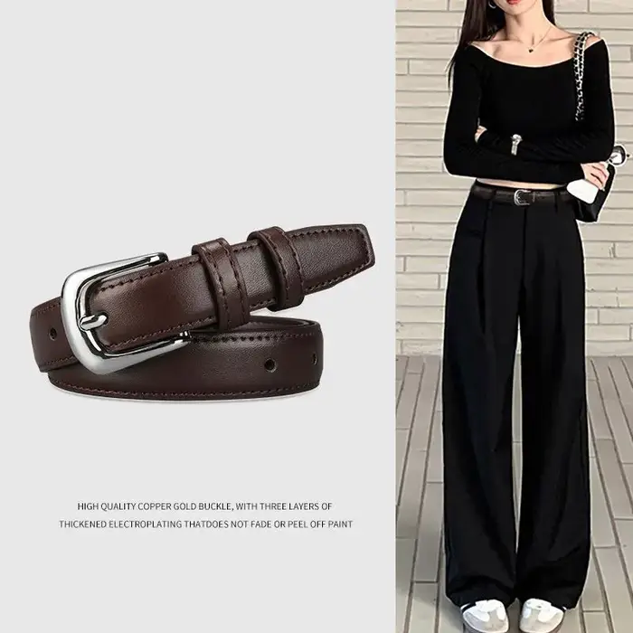 Ceinture femme rétro polyvalente à la mode ceinture été nouveau Style Instagram petite foule taille 