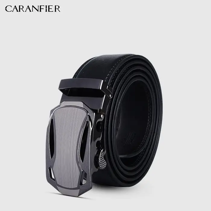 CARANFIER marque ceinture hommes 100% bonne qualité peau de vache véritable luxe cuir hommes ceintur