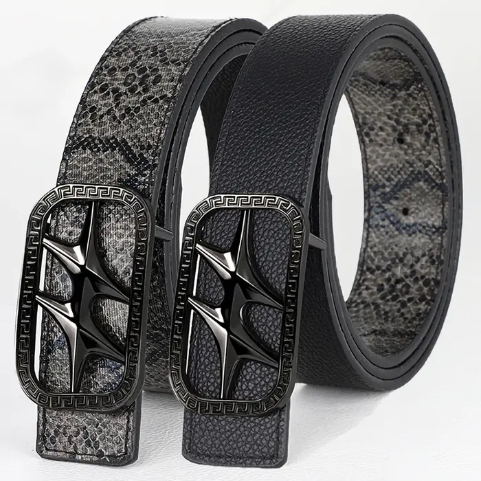 Ceinture réversible unisexe de haute qualité