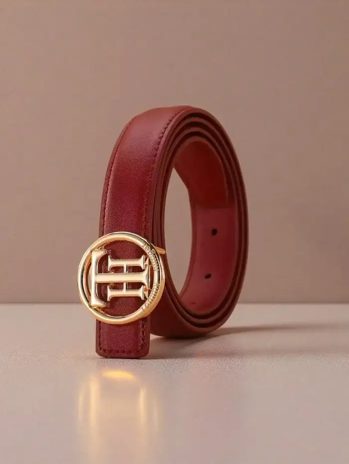 1 ceinture pour femme neuve avec boucle lisse à lettres