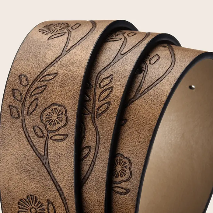 Ceinture unisexe de haute qualité avec boucle lisse