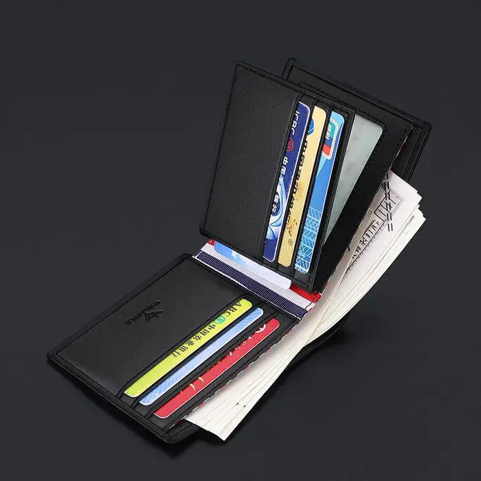Portefeuille en cuir pour hommes