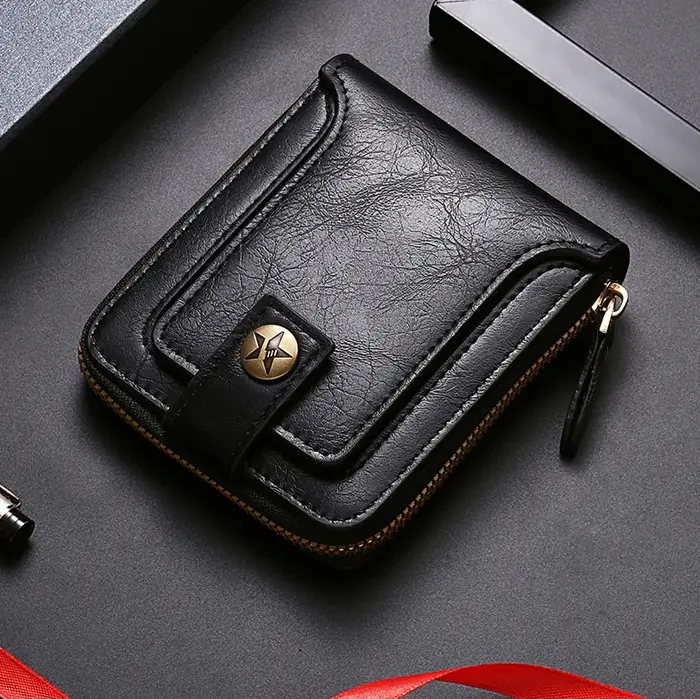 Portefeuille court pour homme