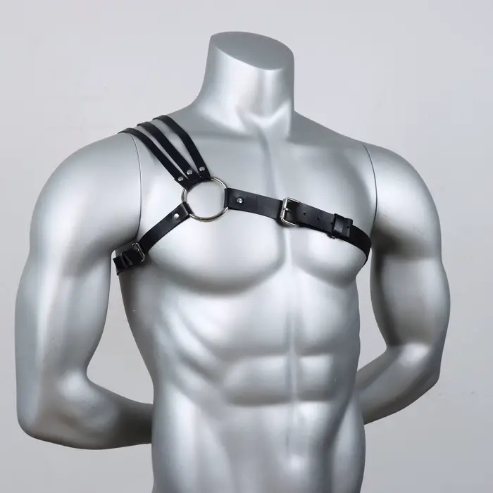 Ceinture punk pour homme - Accessoire de chemise formelle réglable