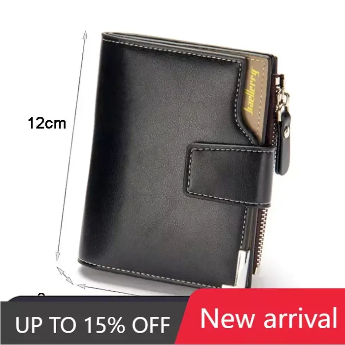 Portefeuille de marque en cuir pour hommes