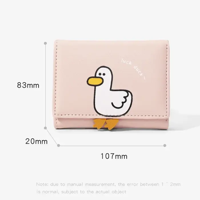 Portefeuille en cuir PU pour femme