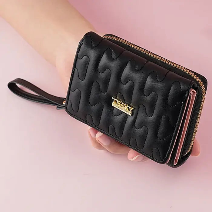 Petit portefeuille en cuir pour femmes