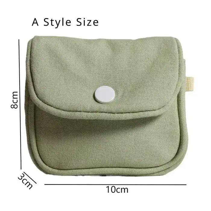 Porte-monnaie Portable de couleur unie
