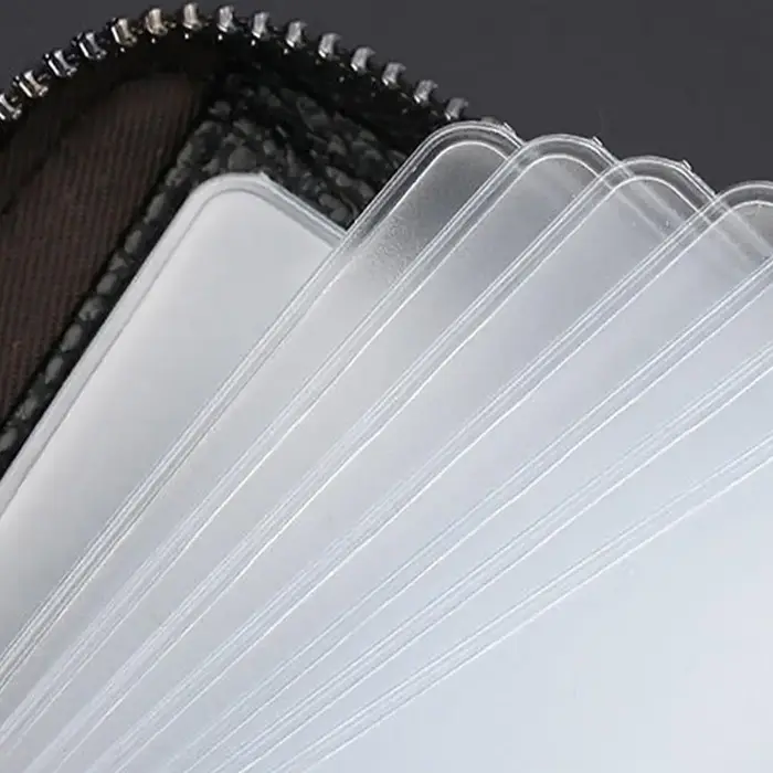 Portefeuille pour cartes en cuir PU de qualité supérieure, 20 emplacements, design accordéon, fermeture à glissière fine, protection pour cartes de crédit, accessoire pour hommes et femmes