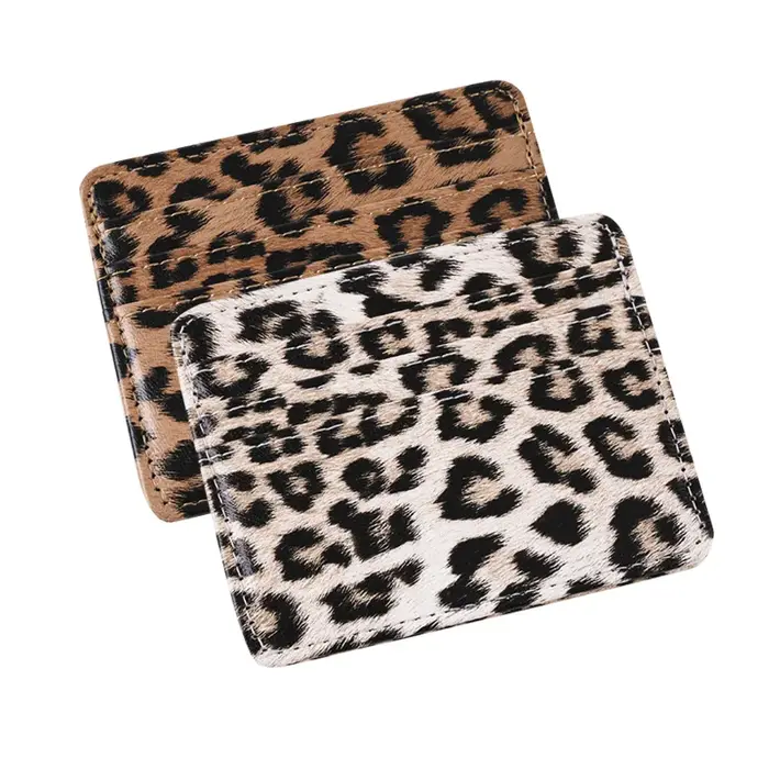Portefeuille en cuir PU pour femmes