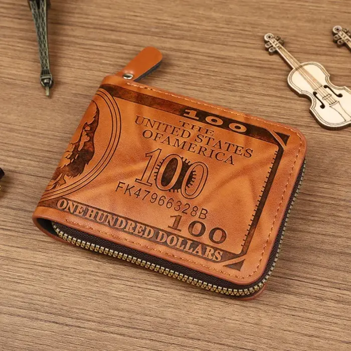 Cuir hommes portefeuille 2025 Dollar prix