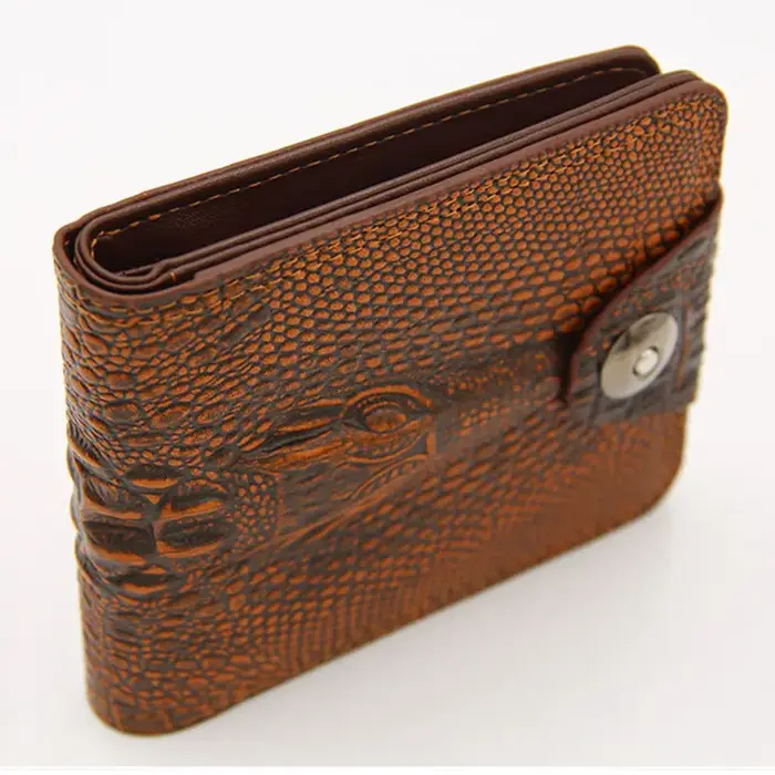 Portefeuille de luxe en cuir de vache pour homme