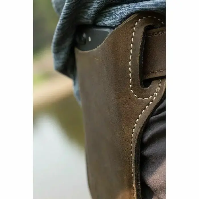Sac de ceinture pour homme en cuir