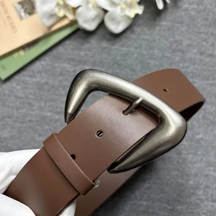 Ceinture large rétro en cuir de vache, ceinture en cuir véritable pour femmes, en vieille boucle argentée, décoration en métal, ceinture pour pantalons décontractés