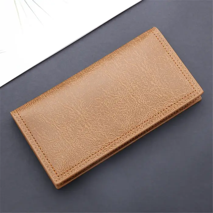 Portefeuille classique en cuir vintage pour hommes