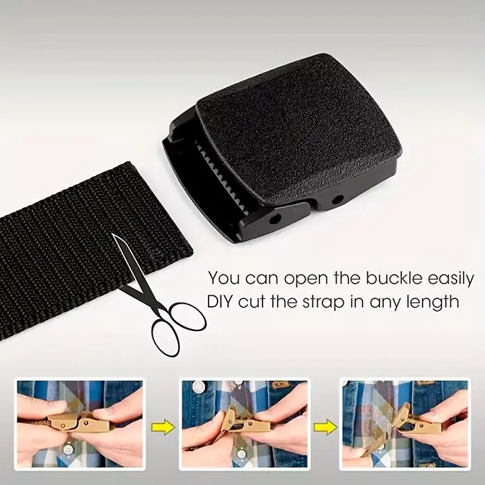 Ceinture tressée en Nylon pour hommes